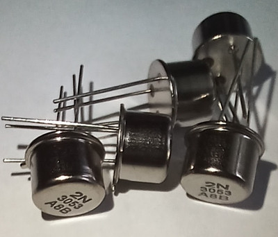 Central Semi. 2N3053A NPN Si. Transistors/Lot of 5/NOS/TO-5 package