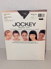 Vintage 90's Jockey For Her Sheerest Ever Pantyhose Control Top M/Tall Cocoa