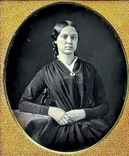 1/6th Daguerreotype - Pensive Young Lady - Near Mint Thermoplastic Union Case