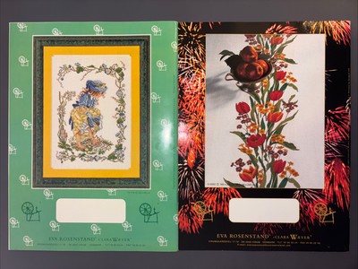 Eva Rosenstand/Clara Waever, Danish Cross Stitch Catalog Lot