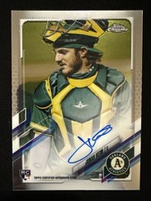 2021 Topps Chrome Jonah Heim RA-JH Rookie Autograph Athletics Auto RC