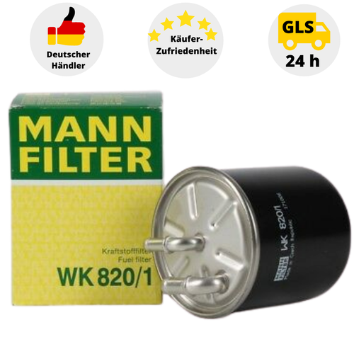 MANN Kraftstofffilter Dieselfilter WK820/1 für Mercedes CDI A B C E