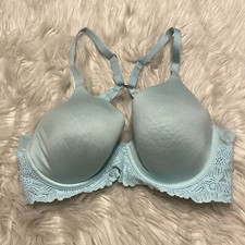 Aerie 34D Bra Aqua Blue Real Sunnie Full Coverage Back Closure J Hook