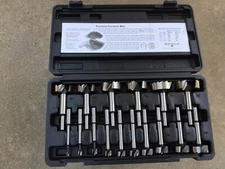 ROCKLER 16-Piece Precision Forstner Bit Set  -plus Bit Extension & Shank  - New