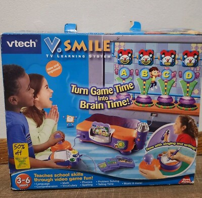 Vtech V Smile TV Learning System - Console & Controller (With Open Box) Working