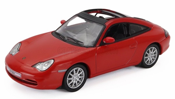 Modellauto Statisch Diecast Porsche 911 996 Kennzeichen 2002 Rot Massstab 1:43-image