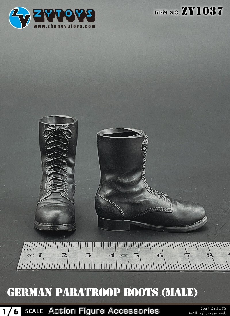 ZYTOYS 1/6 ZY1037 WWII Paratroops Boots Shoes For 12