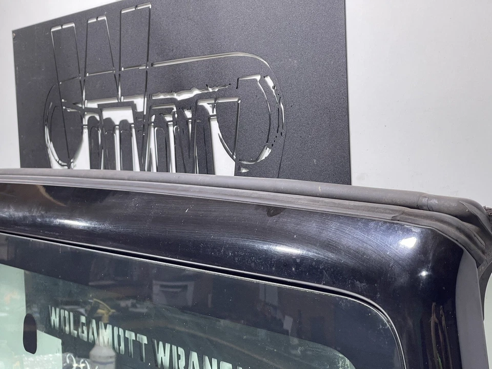 2008 JEEP WRANGLER ПЕРЕДНЕЕ ЛОБОВОЕ СТЕКЛО РАМА И СТЕКЛО ЧЕРНАЯ КРАСКА КОД PX8 CC 10 - Изображение 4 из 4