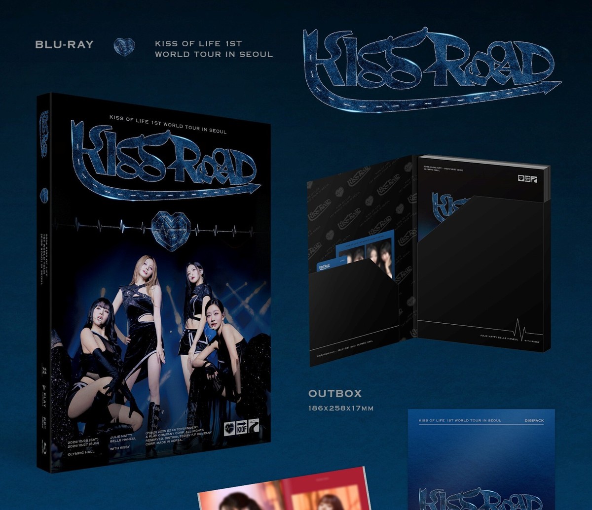 K-POP・アジア KISSOFLIFE 1STWORLDTOUR IN SEOUL Blu-ray KISS OF LIFE 2024 1st WORLD TOUR KISS ROAD IN SEOUL Blu-ray 2CD+