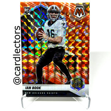 2021 Panini Mosaic Football IAN BOOK #327 RC Reactive Orange PRIZM SP SAINTS
