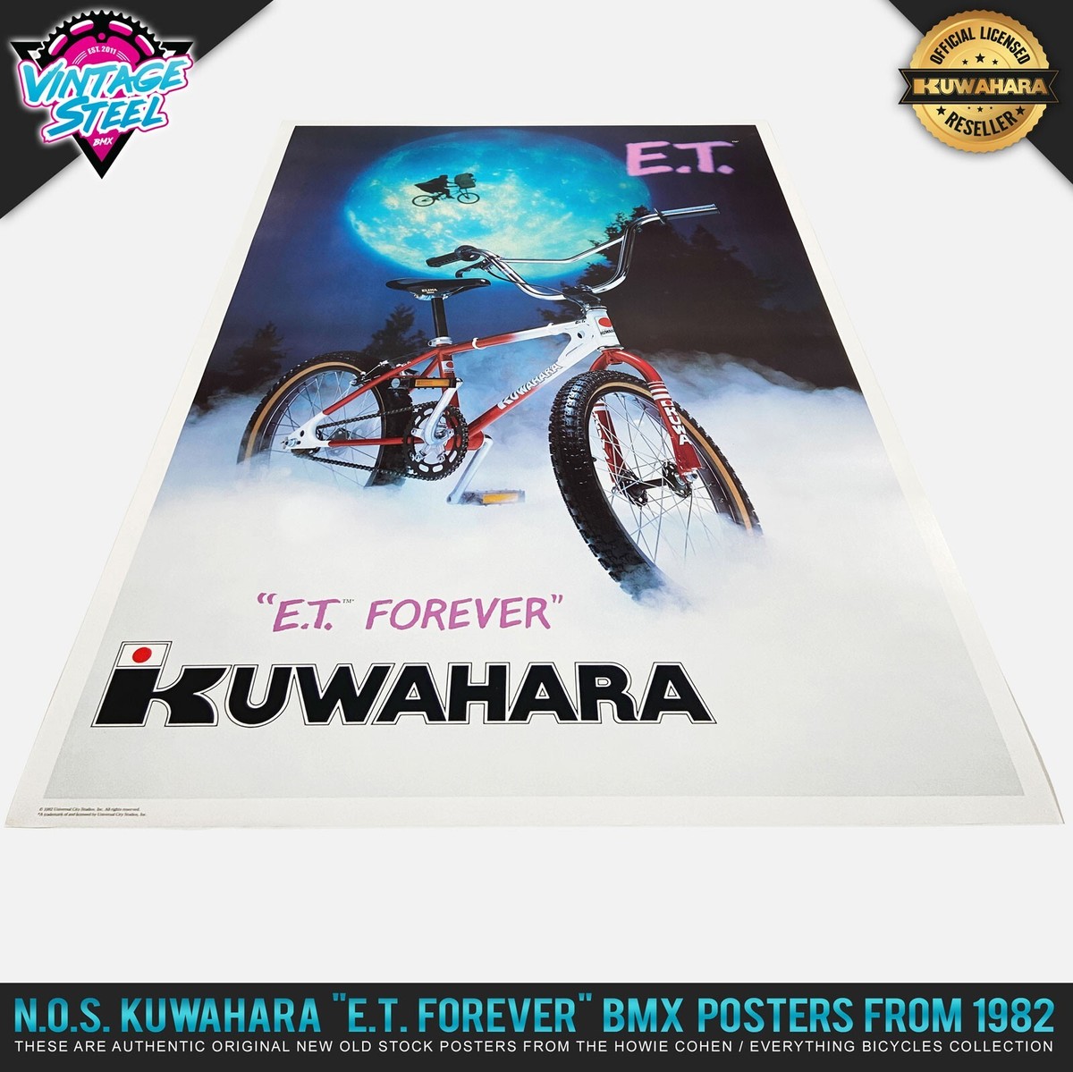 E.T. KUWAHARAポスター Vintage N.O.S. Kuwahara 