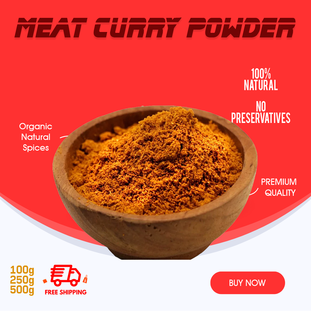 Wijaya Sri Lanka Meat Curry Powder Spices Mix 100% Organic -Free Shipping