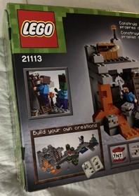 2014 Lego Minecraft 21113 - The Cave - Brand New - Factory Sealed - Retired
