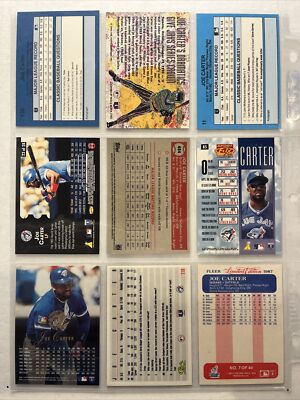 Joe Carter 9 Card Lot | eBay