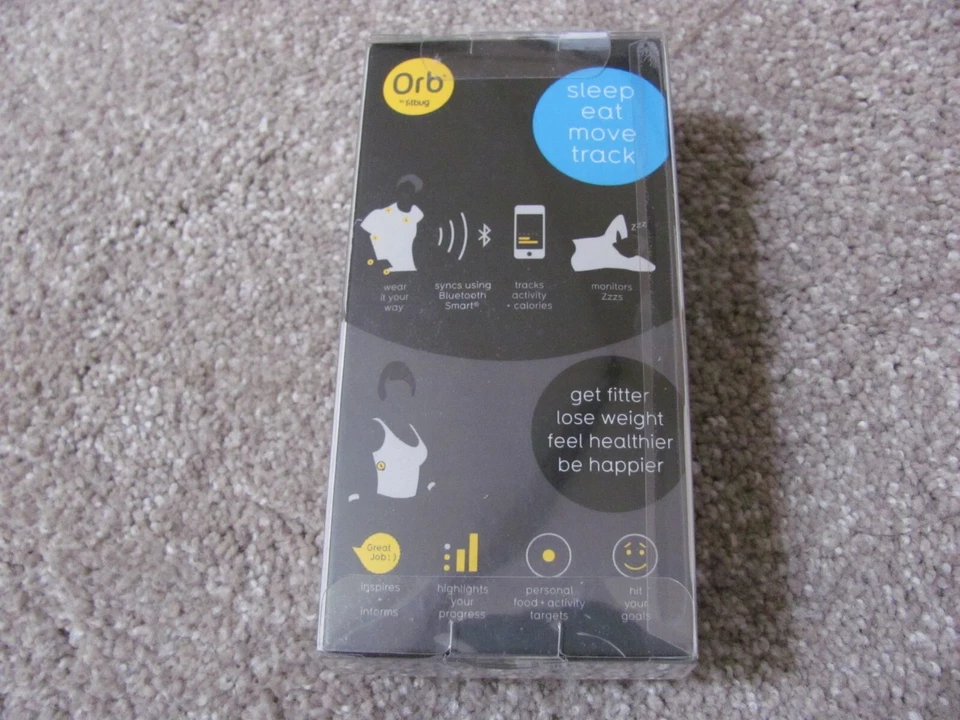 Brand New Orb by Fitbug Bluetooth Tracks Movement + Sleep FB929 White - Image 3 of 4
