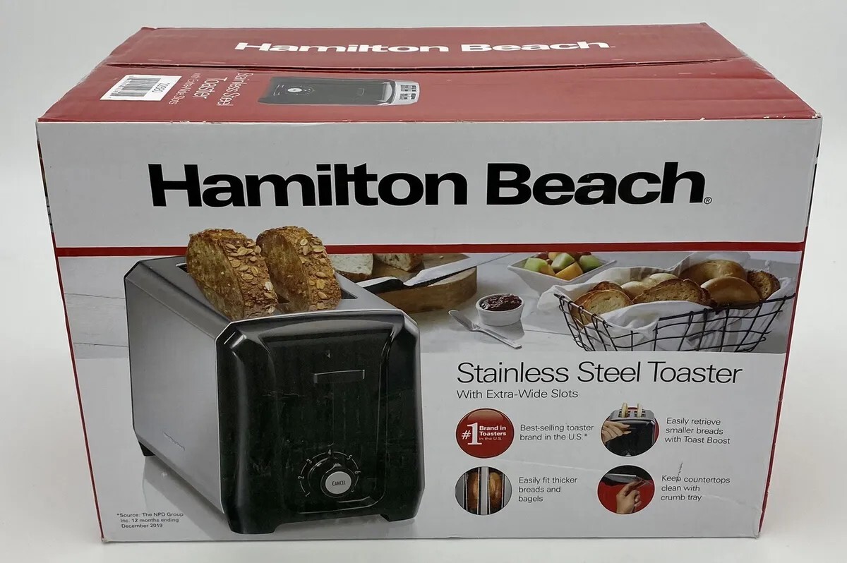 アメリカントースト　Hamilton Beach Hamilton Beach 2 Slice Toaster with Wide Slots, Bagel Function