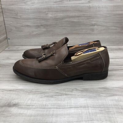 Robert Wayne Brown Suede Leather Men’s Loafers Robert Wayne Brown Suede Leather Loafers | Mercari main image 4