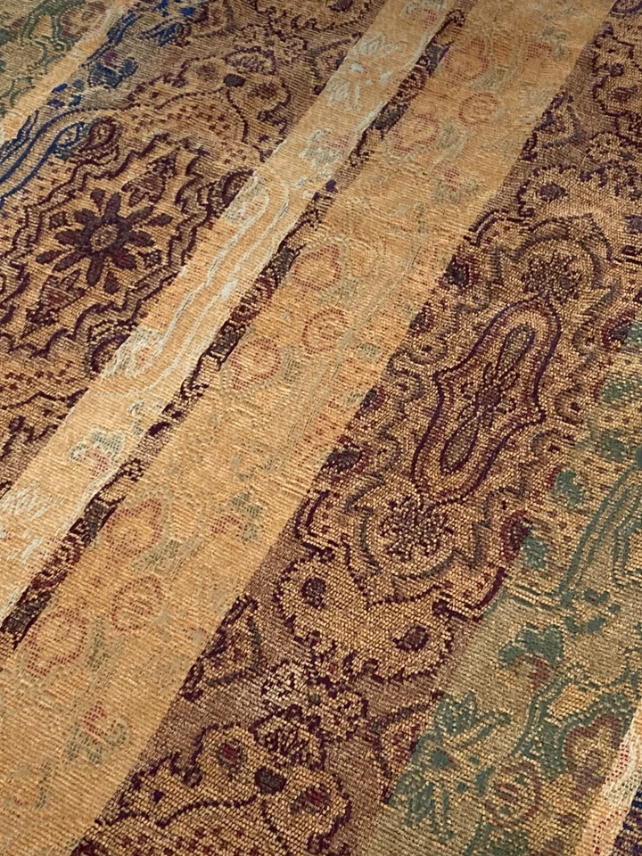 Vintage Heavy Damask Sewing Fabric 2+ yds 50" Pillows Upholstery Drapes - Image 2 of 4