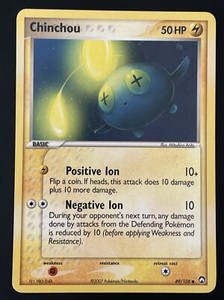 Chinchou 49/108 Common Ex Power Keepers English Near Mint/excellent