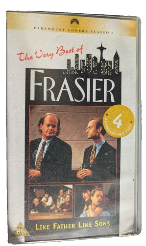 The Very Best of Frasier Vol. 4 - LIKE FATHER, LIKE SONS VHS Video Tape USED VGC