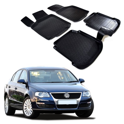 SCOUTT 3D CAR RUGS CUSTOM RUBBER CAR MATS for VW Passat B6 20052010