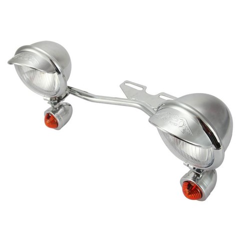 Passing Turn Signals Lights Bar For Honda Shadow Spirit ACE VT VLX 600 750 1100 - Picture 4 of 11
