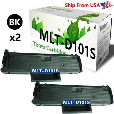 2-Pack MLT-D101S D101S Toner Cartridge for SCX-3400 SCX-3401 SCX-3401FH Printer