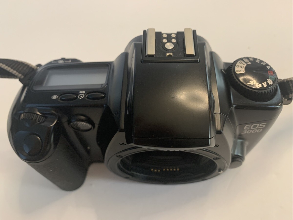 Canon EOS 3000 35mm Camera Body, Black (International Version of