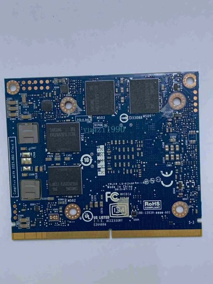 iMac 21.5" A1311 Mid/Late 2009 2010 2011 upgrade NVIDIA K1100M 2GB Video Card - Image 3 of 3