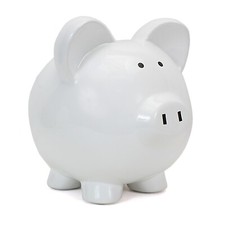 Child to Cherish Ceramic Piggy Bank Various Colors Available 