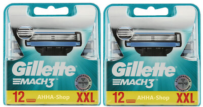 GILLETTE MACH 3  RASIERKLINGEN 24 STÜCK NEU und OVP