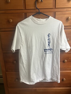 Travis Scott Circus Maximus Utopia Tour, Concert Tee. Brooklyn NY. Medium White
