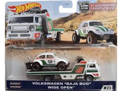 VW Volkswagen Baja Bug + Wide open - white - Hot Wheels 1:64 - Bild 1 von 4