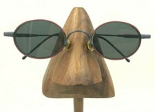 Vintage Faccio Eyewear NE8 112/A Pink Blue Metal Oval Sunglasses FRAMES ONLY