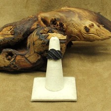 Sterling Silver Swirl Design Marcasite Ring Size 5