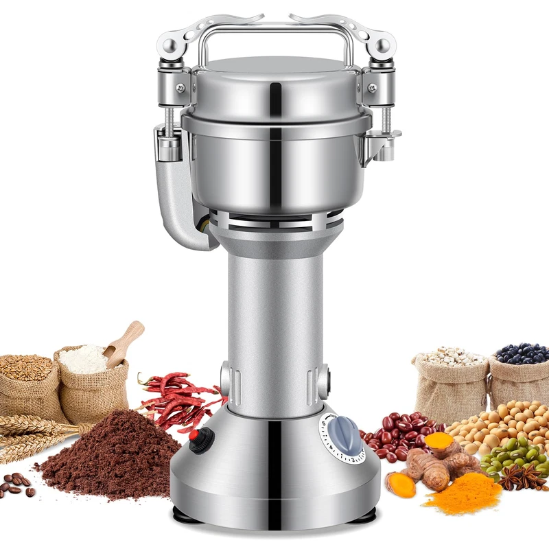 Leevot Grain Mill 150G Commercial Spice Grinder Electric 650W Stainless Steel