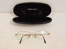 🔹 AUTHENTIC Giorgio Armani 48□19 135 MEN’S Eyeglass Frames Italy Metal