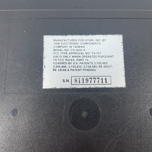 Atari CX-2600 A Video Computer System Console Wood Tested Cleaned Parts Repair - Picture 11 of 13