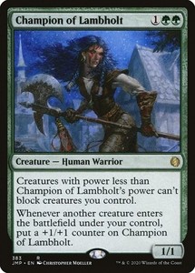 Champion of Lambholt #383 Jumpstart MTG Rare