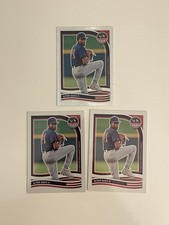 (3) Alton Davis II 2024 Panini USA Baseball Stars & Stripes Opening Day + Base