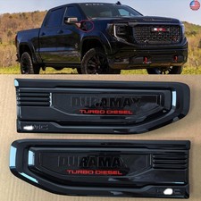 2pack OEM 2019-2026 Duramax Truck Turbo Vent Emblem Right Left 3D Nameplate