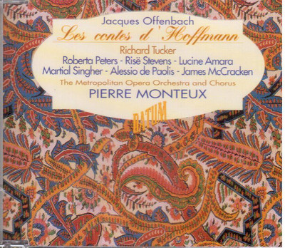 Offenbach: Les Contes D'hoffmann / Monteux, Tucker, Peters, Amara, Met 1955 - CD