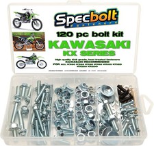 120pc Bolt Kit Fits: KX Two Stroke 60 65 80 85 100 144 125 250 500 Maintenanc