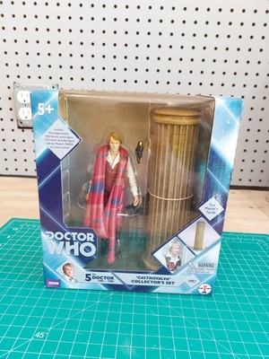 Doctor Who Castrovalva Fifth 5th Dr w Master's TARDIS Action Figure Set NEW