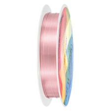 0.6mmx4m Jewelry Wire, 22 Gauge 13.1FT Craft Wire Copper Wire, Rose Gold