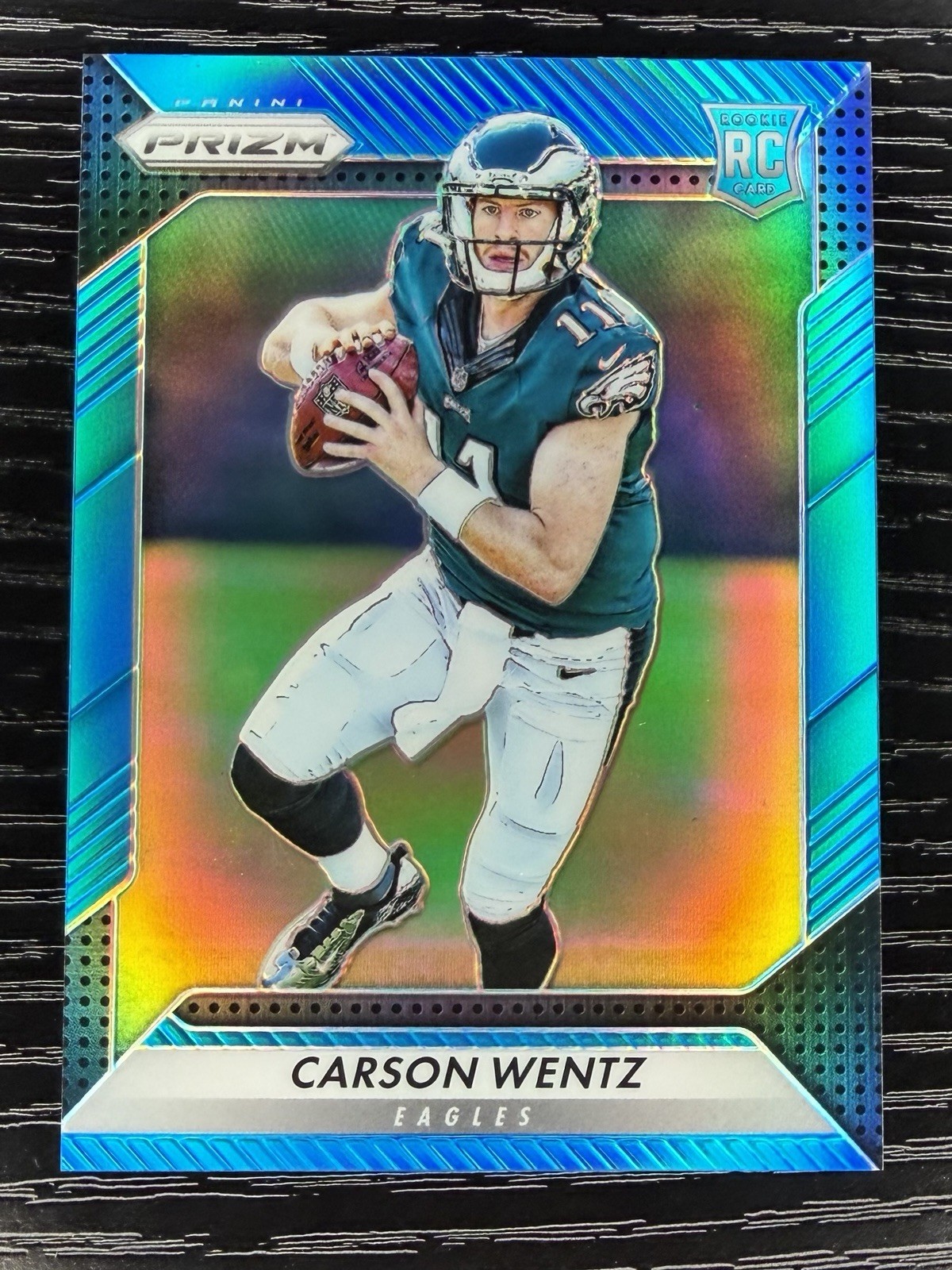 2016 Panini Prizm Carson Wentz Light Blue /199 Rookie RC #218