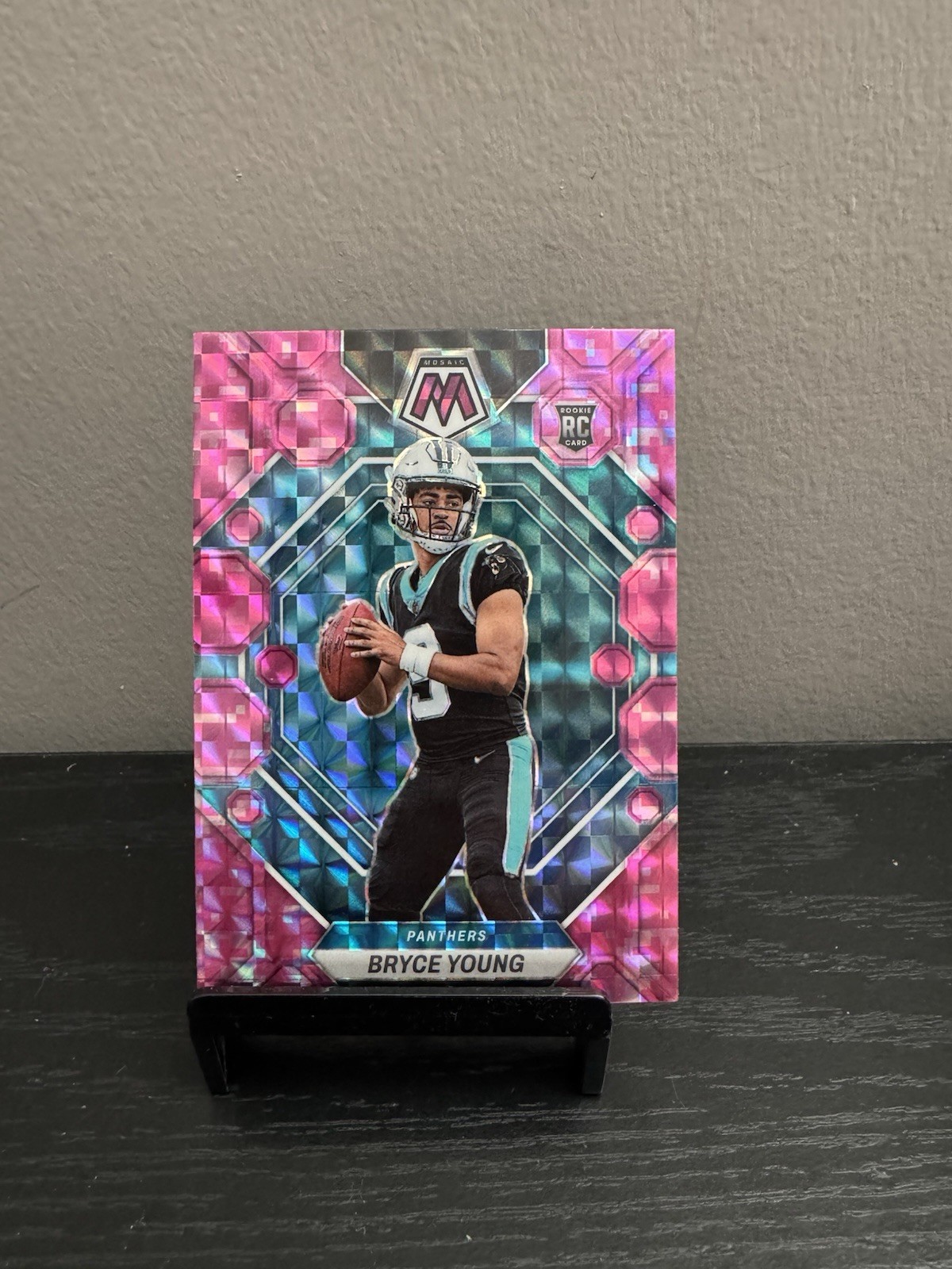 Bryce Young Panini Mosaic #290 Pink Camo
