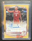 2025-26 Bowman Basketball #PA-DH Davion Hannah GOLD Border 02/50 Auto Alabama