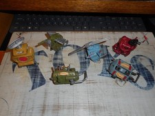 Gi Joe Motorized Action BackPacks lot of 6  helicopter  radar  rope walker