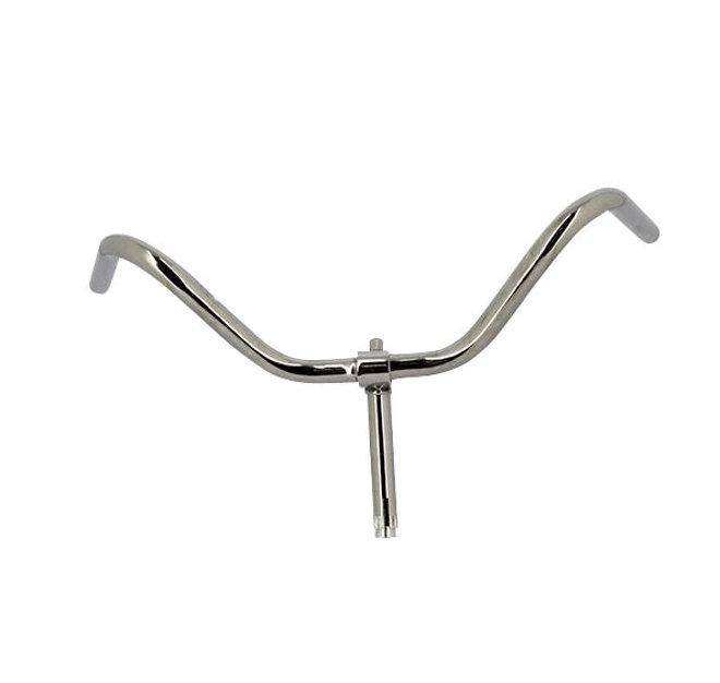 Guidon adaptable Solex chromé complet pour balades vintage et trajets urbains